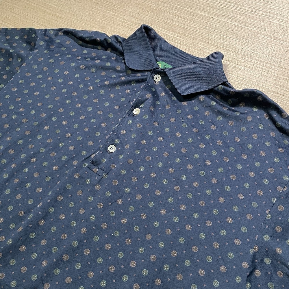 Hickey Freeman Bobby Jones Collection Polo Made In Italy Short Sleeve Size M